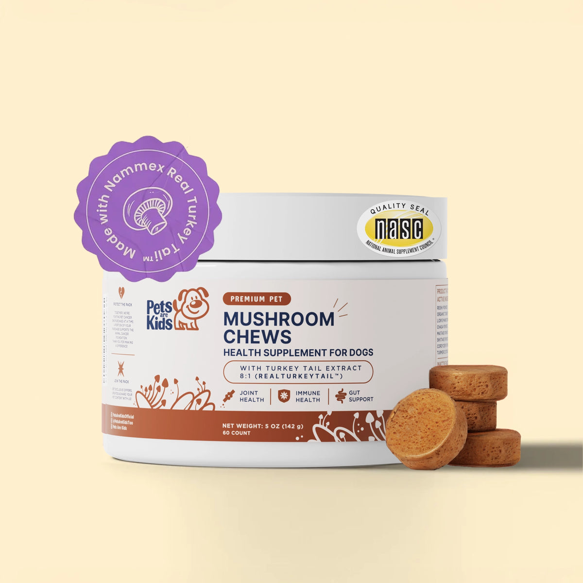 Mushroom Chews tub