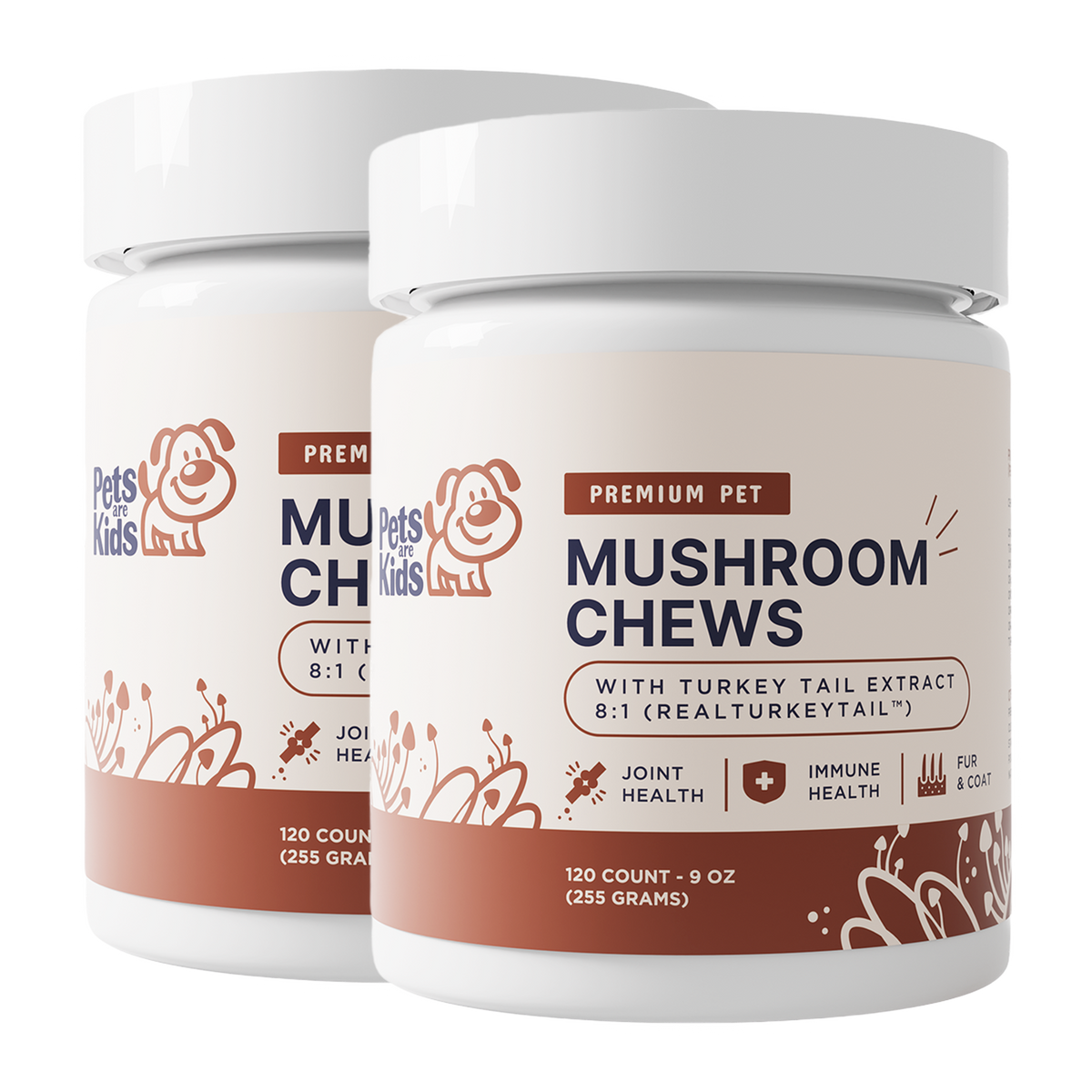 2-pack Dog Mushroom Chews