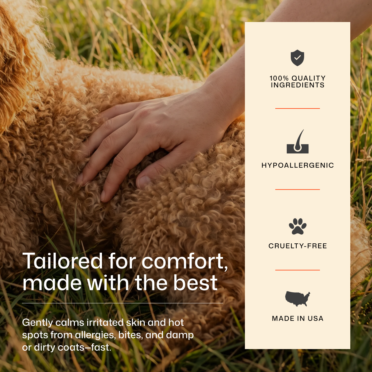 Premium Pet Anti-Itch Deodorant Spray