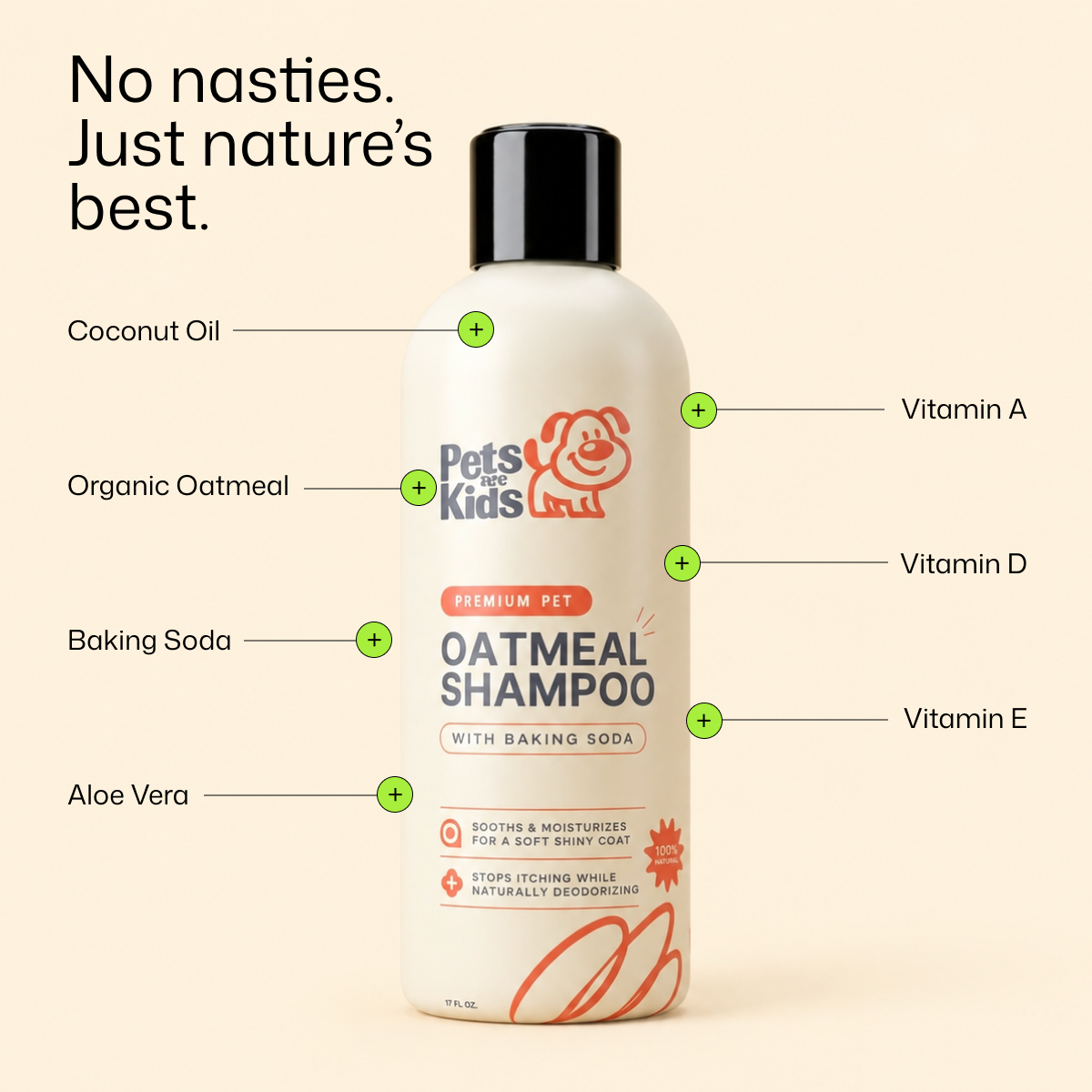 Premium Pet Oatmeal Shampoo
